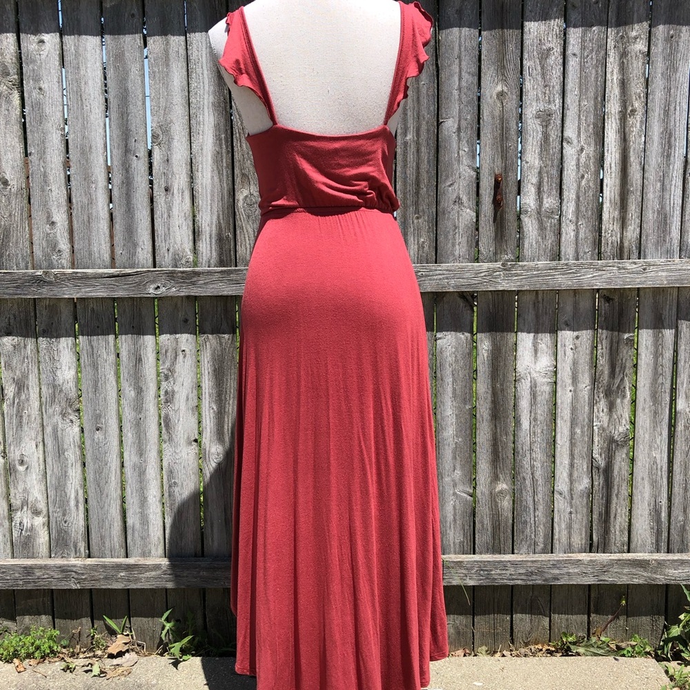 The Vanity Room Ruffled High-Low Maxi Dress - Picture 3 of 5
